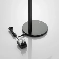 Lindby LED-skrivebordslampe Loretta, 43 cm, sort, CCT