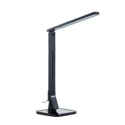 Lindby LED-skrivebordslampe Eleni, sort, CCT, dæmpbar