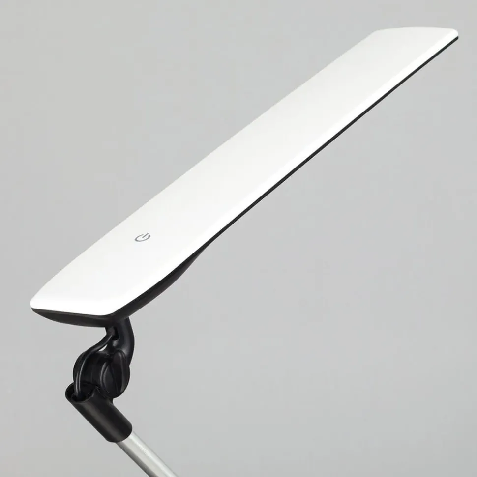 Lindby LED-skrivebordslampe Felipe, sort, klemmefod
