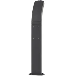 Lindby LED-sokkellampe Moshe, 60 cm, antracit, sensor