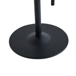 Lindby LED-solcellebordlampe Hilario, sort, jern, genopladeligt batteri