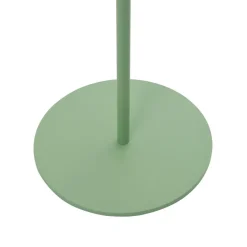 Lindby LED-solcellegulvlampe Hilario, grøn, jern, genopladeligt batteri