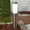 Lindby LED-solcellelampe Aleeza, 61 cm, stål, jordspyd