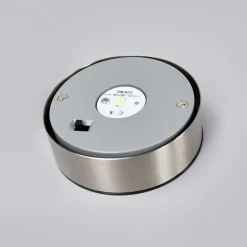 Lindby LED-solcellelampe Aleeza, 61 cm, stål, jordspyd