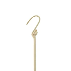 Lindby LED-solcellelampe Austas, beige, Ø 50 cm, USB, IP54