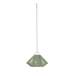 Lindby LED-solcellelampe Austas, grøn, Ø 50 cm, USB, IP54