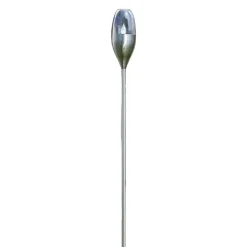 Lindby LED-solcellelampe Jari, højde 122 cm, stål, klar
