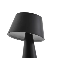 Lindby LED-solcellelampe Lirinor sort plast 13 cm