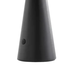 Lindby LED-solcellelampe Lirinor sort plast 13 cm