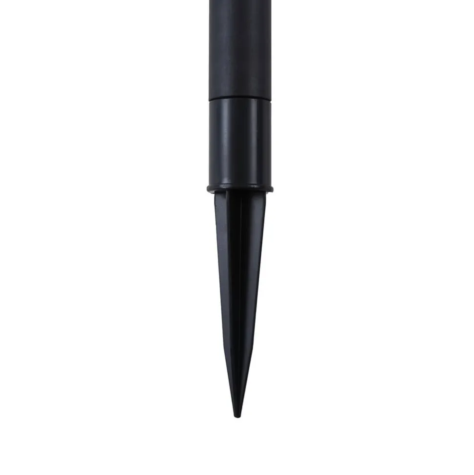 Lindby LED-solcellelamper Lago, sæt med 3, kugler, jordspyd, hvid