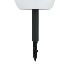 Lindby LED-solcellelamper Lago, RGBW, sæt med 3, kugler, jordspyd
