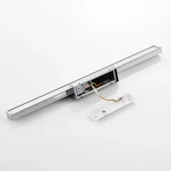 Lindby LED-spejllampe Alenia, 60 cm, krom, aluminium, IP44