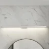 Lindby LED-spejllampe til badeværelset Alenia, 120 cm, IP44, grå