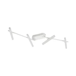 Lindby LED-spotlight Eldrin, hvid, 4 lyskilder, lysliste