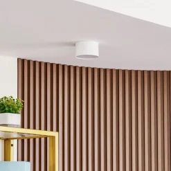 Lindby LED-spotlight Nivoria, Ø 11 cm, 9 W, hvid, metal