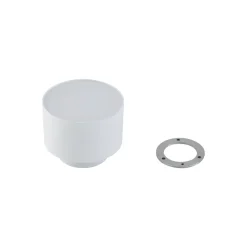 Lindby LED-spotlight Nivoria, Ø 11 cm, 15 W, hvid, metal