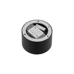 Lindby LED-spotlight Nivoria, 11 x 7 cm, sort, metal