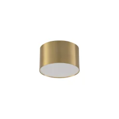 Lindby LED-spotlight Nivoria, Ø11 cm, 9 W, guldfarvet, metal