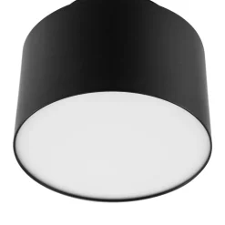 Lindby LED-spotlight Nivoria, 11 x 9 cm, sort, metal