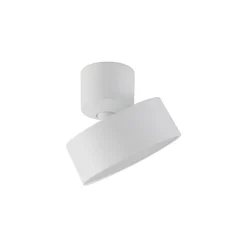 Lindby LED-spotlight Nivoria, Ø 14 cm, hvid, drejelig