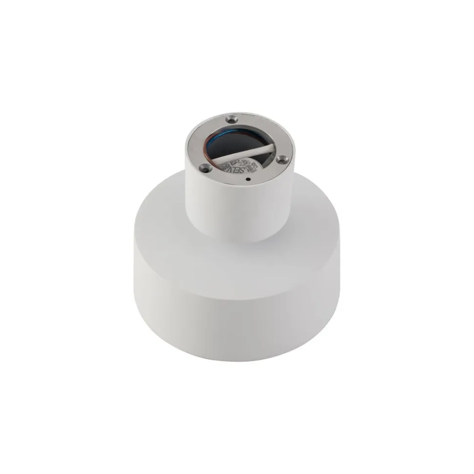 Lindby LED-spotlight Nivoria, Ø 14 cm, hvid, drejelig