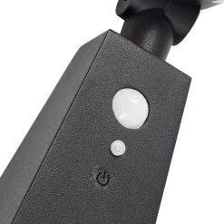 Lindby LED-spotlight Raide, sensor, sort, aluminium
