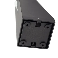 Lindby LED-spotlight Raide, sensor, sort, aluminium