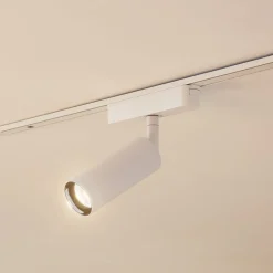 Lindby LED-spot 48 V Lumaro, hvid, Ø 4 cm, aluminium, dæmpbar