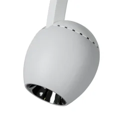 Lindby LED-spot 48 V Lumaro, hvid, Ø6cm, plast, dæmpbar