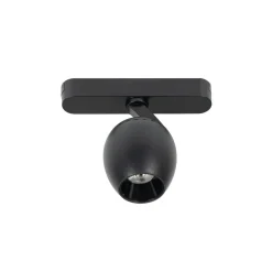 Lindby LED-spot 48 V Lumaro, sort, Ø 6,2 cm, dæmpbar