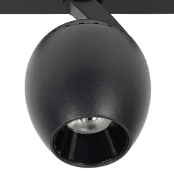 Lindby LED-spot 48 V Lumaro, sort, Ø 6,2 cm, dæmpbar