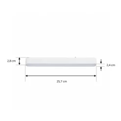 Lindby LED-strip 48 V Lumaro, hvid, 10W, plast, dæmpbar
