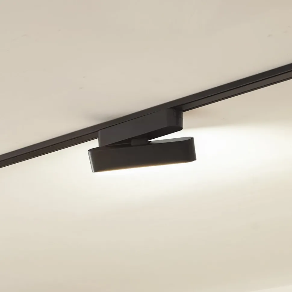Lindby LED-strip 48 V Lumaro, sort, 5 W, drejelig, dæmpbar