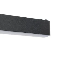 Lindby LED-strip 48 V Lumaro,sort,20W,plast,dæmpbar