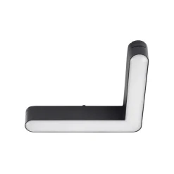 Lindby LED-strip 48V Lumaro, sort, L-formet, dæmpbar