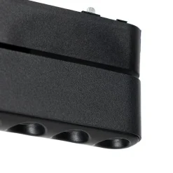 Lindby LED-strip 48V Lumaro,sort,6punkter,drejelig,dæmpbar