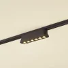 Lindby LED-strip 48 V Lumaro,sort,6 punkter,2,5cm,dæmpbar