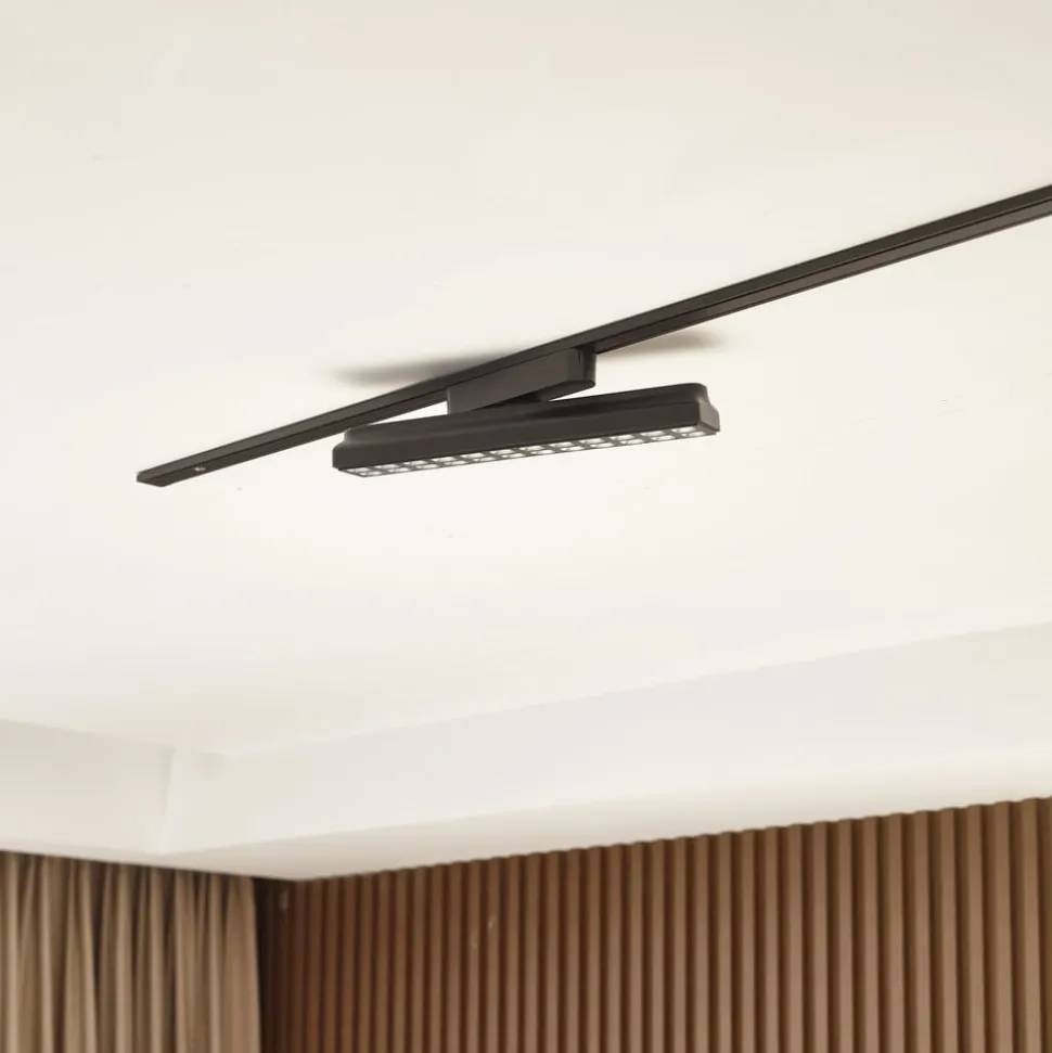 Lindby LED-strip 48 V Lumaro, sort, 24 punkter, dæmpbar