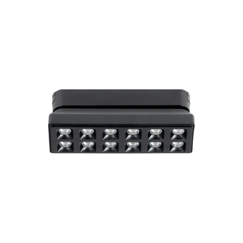 Lindby LED-strip 48 V Lumaro, sort, 12 punkter, dæmpbar