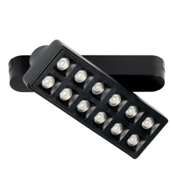 Lindby LED-strip 48 V Lumaro, sort, 12 punkter, dæmpbar