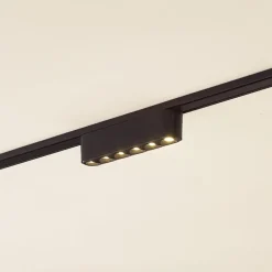 Lindby LED-strip 48V Lumaro, sort,6 punkter,2,4cm,dæmpbar