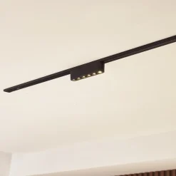 Lindby LED-strip 48V Lumaro, sort,6 punkter,2,4cm,dæmpbar