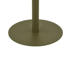 Lindby LED udendørs bordlampe Eleia, grøn, metal, genopladeligt batteri