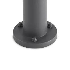 Lindby LED-udendørslampe Keily, cirkel, antracit, metal
