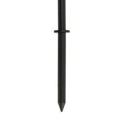 Lindby LED-udendørslampe Ketil, sort, jordspyd, batteri