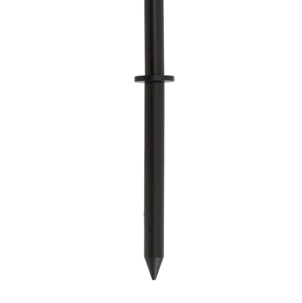 Lindby LED-udendørslampe Ketil, sort, jordspyd, batteri