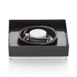 Lindby LED udendørs loftlampe Nermin, 22 cm, IP65, kantet