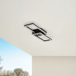 Lindby LED udendørs loftlampe Finian, 64 cm x 21 cm, CCT dæmpbar