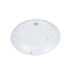 Lindby LED udendørs loftlampe Naira, hvid, sensor, 30 cm, IP65