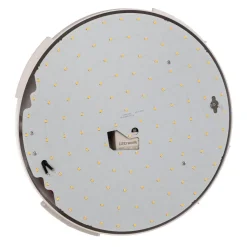 Lindby LED udendørs loftlampe Lahja, hvid, sensor, IP65